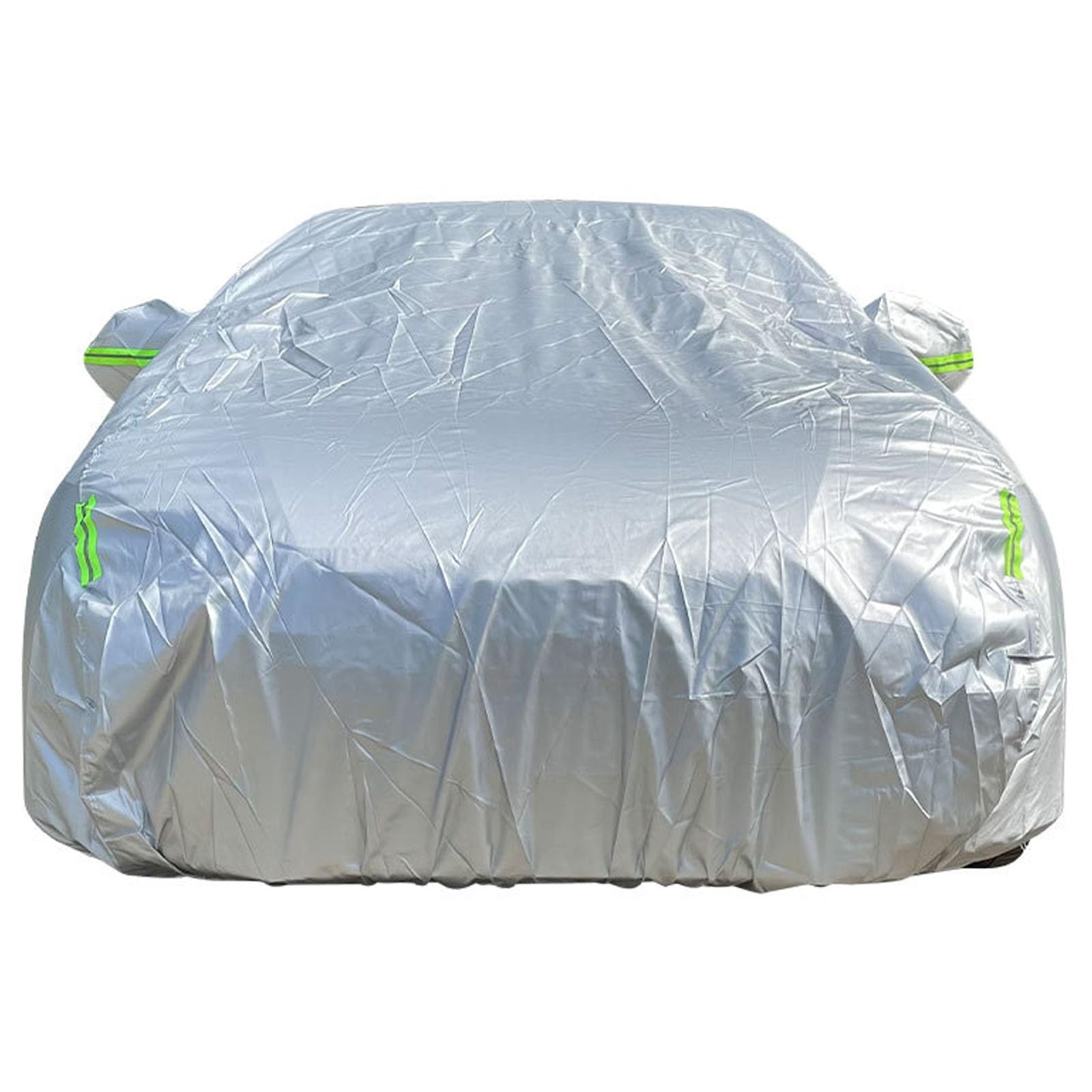 Car Cover Waterproof Breathable 530 x 200 x 150 cm Wodoodporny, Pyłoszczelny Uniwersalny Pokrowiec Samochodowy Na Zimę, Lato, Wszystkie Pory Roku, Biały