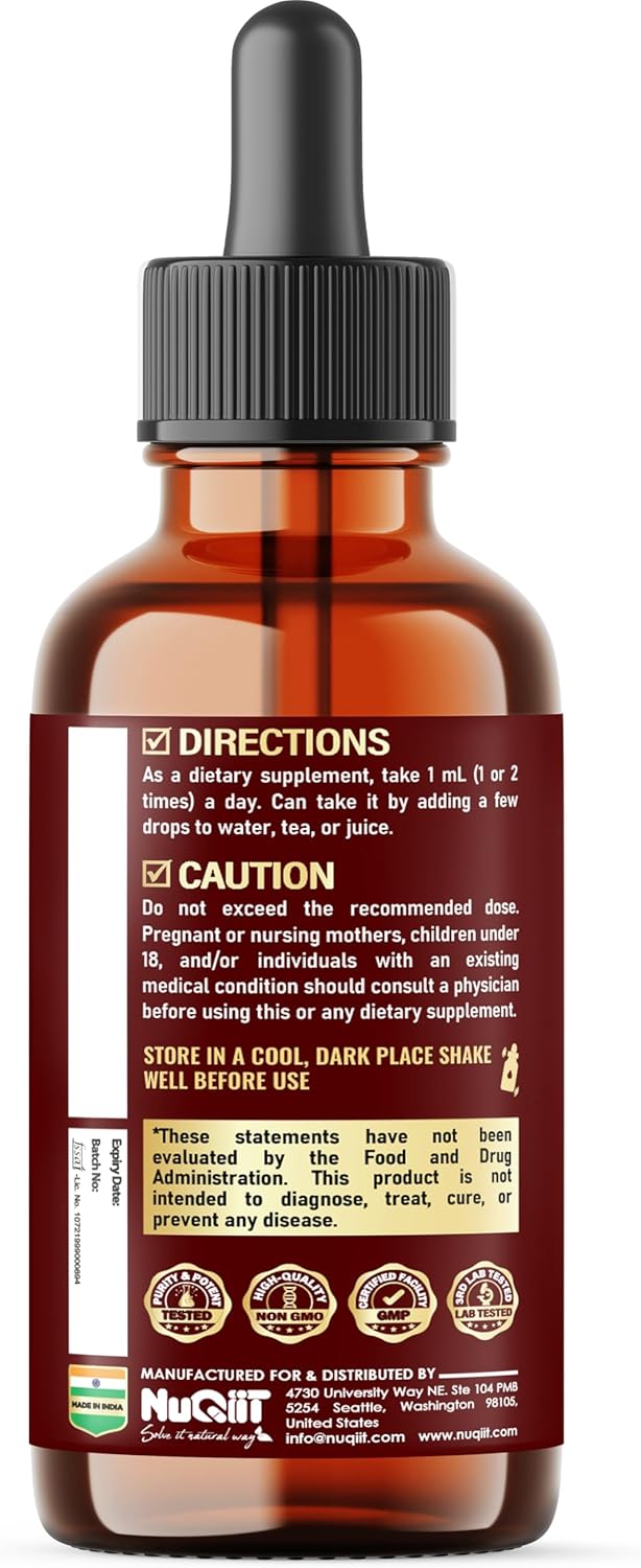 17in1 Rhodiola Rosea Liquid Drops Tincture w/Ashwagandha Magnesium, L-Theanine. Ultra Rhodiola Cortisol Supplement, Rhodiola Root for Mood, Energy - 1 FL Oz - 60 Day Supply - Image 9