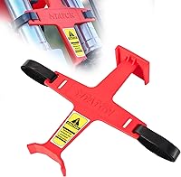 Vista 1 de RUTU Protector de horquilla universal de 27.7 cm de ancho para horquilla de suspensión, soporte de transporte con 2 correas de gancho y bucle