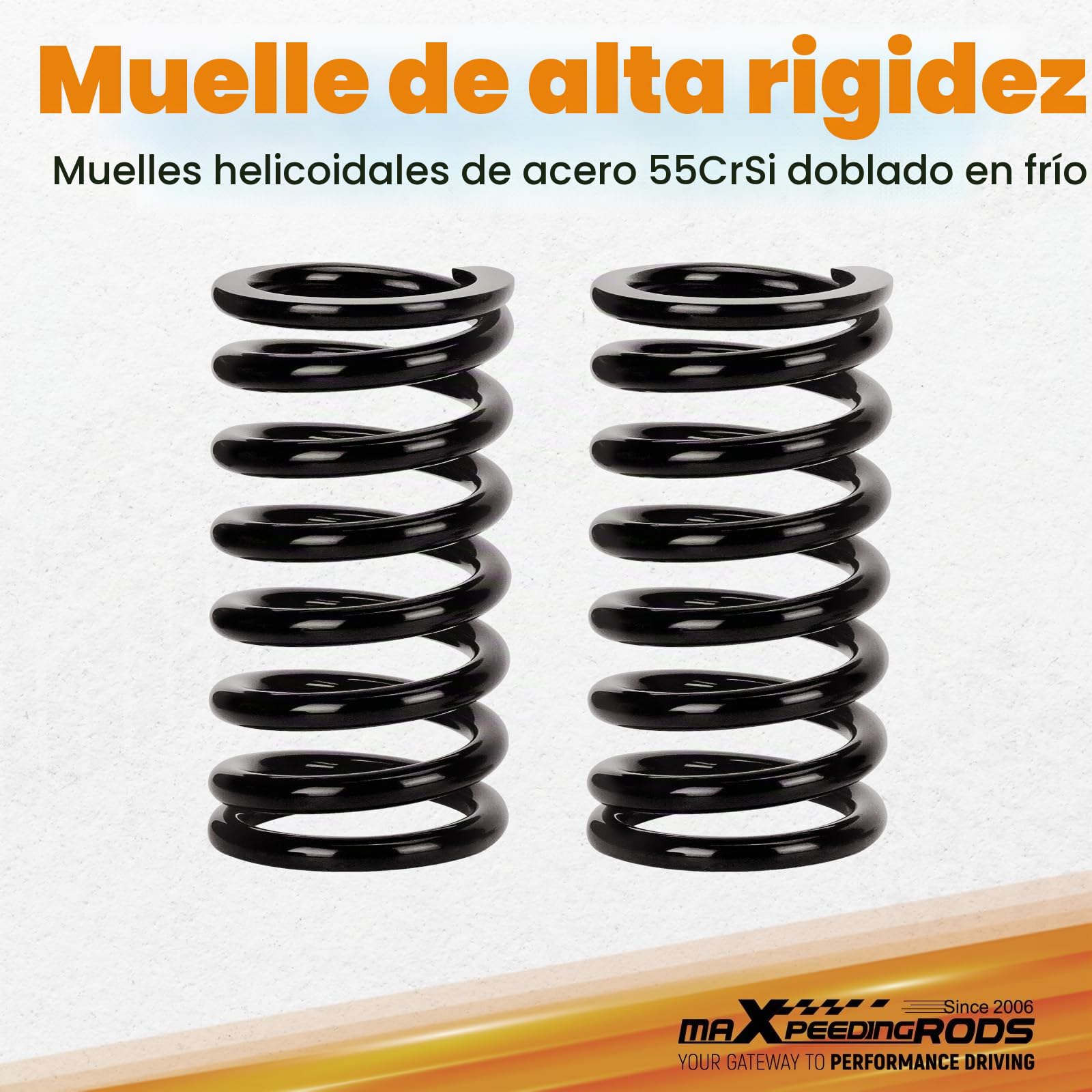maXpeedingrods Suspensión roscada para amortiguadores 3 E90 E91 04-12 2 delanteros y 2 traseros