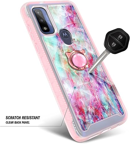 Miniatura 4 de NGB Supremacy Funda compatible con Motorola Moto G Pure, Moto G Play 2023Power 2022 con protector de pantalla integrado soporte de anillocorrea de