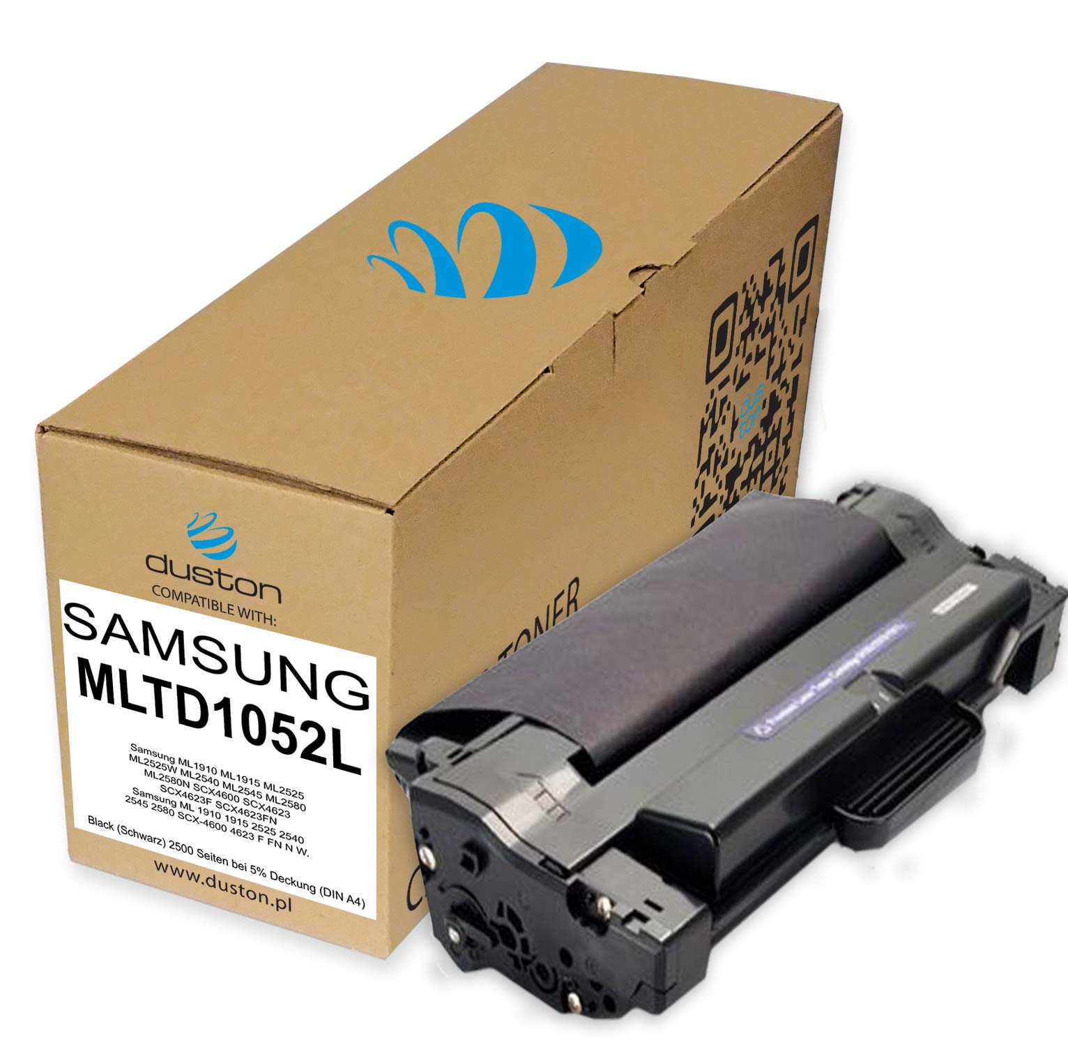 duston 2X MLTD1052L, MLT-D1052L Toner Noir Compatible avec ML-1910 1915 2525 2580N SC-4623FW SCX-4600 4623F 4623FN SF-650