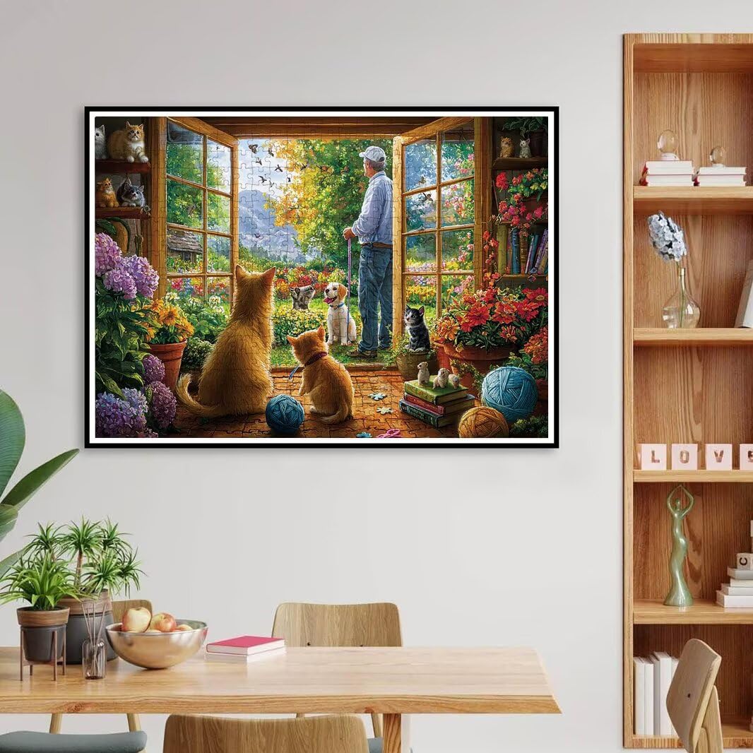 Puzzle 1000 Pezzi, Puzzle Giardino per Adulti, 70x50cm, Compact Box -4746