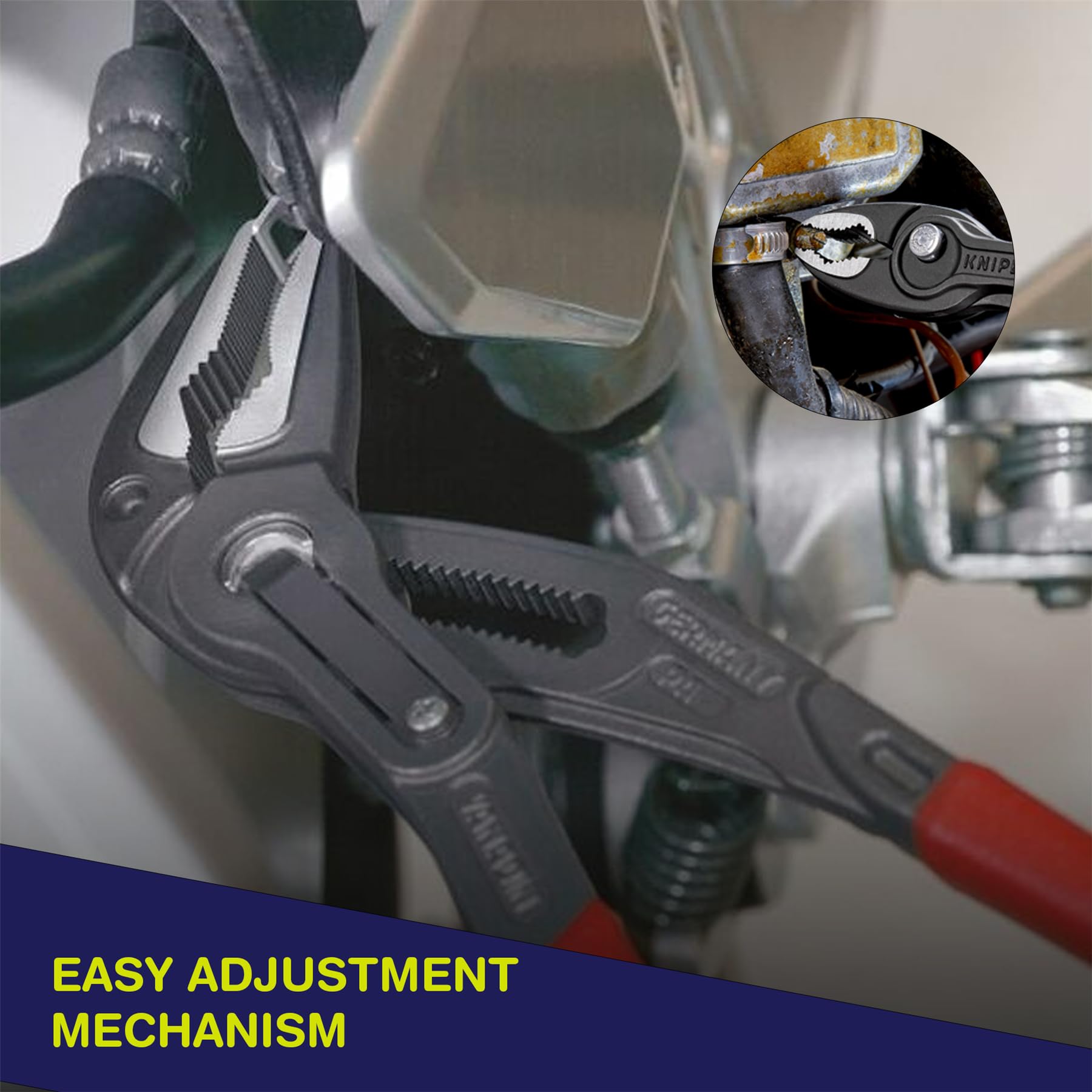 DURATOOL - 25.4cm/250mm Scatola Giunto Pompa Acqua Pinza