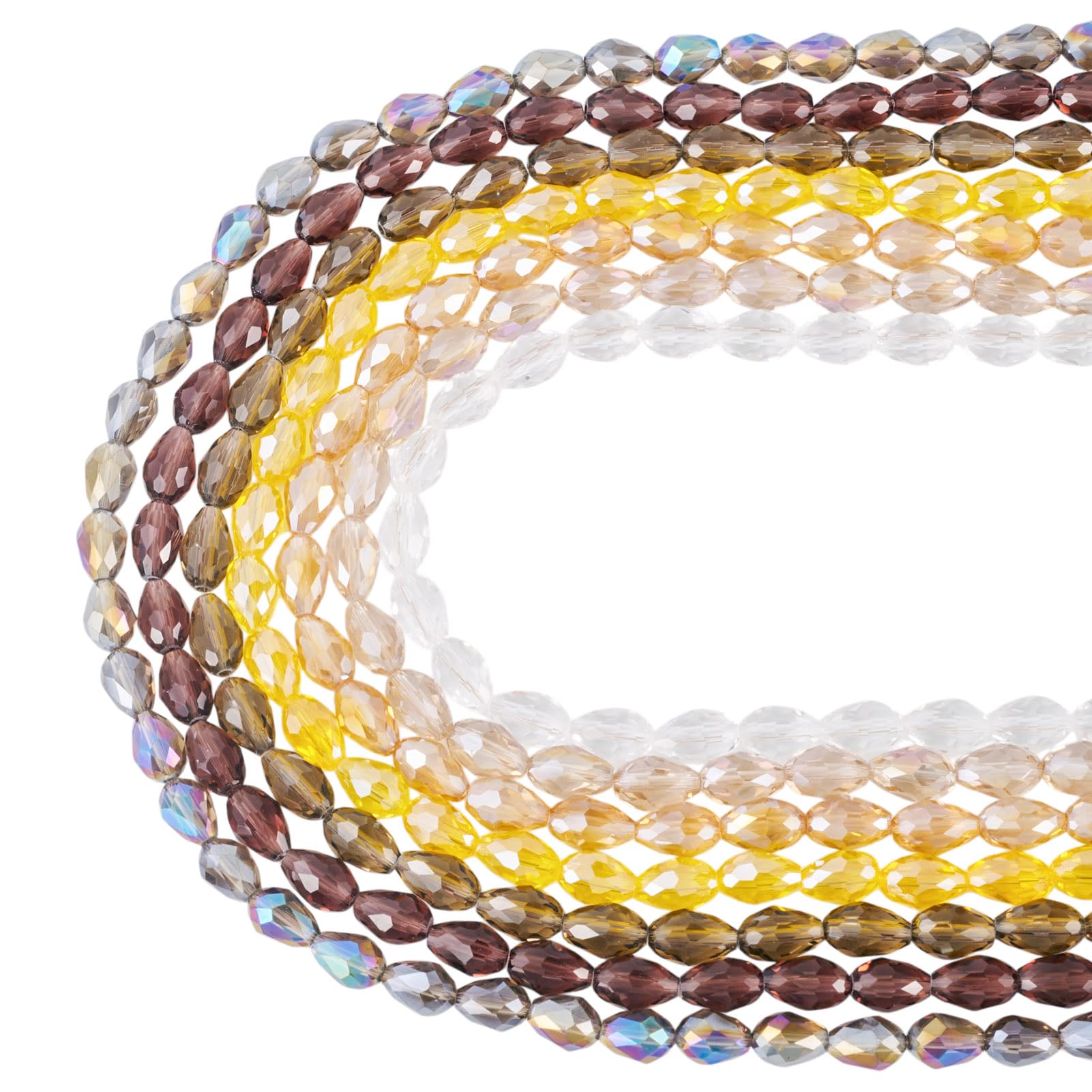 Perles en verre pour bracelet et décoration d'intérieur aux nuances chaudes d'automne
