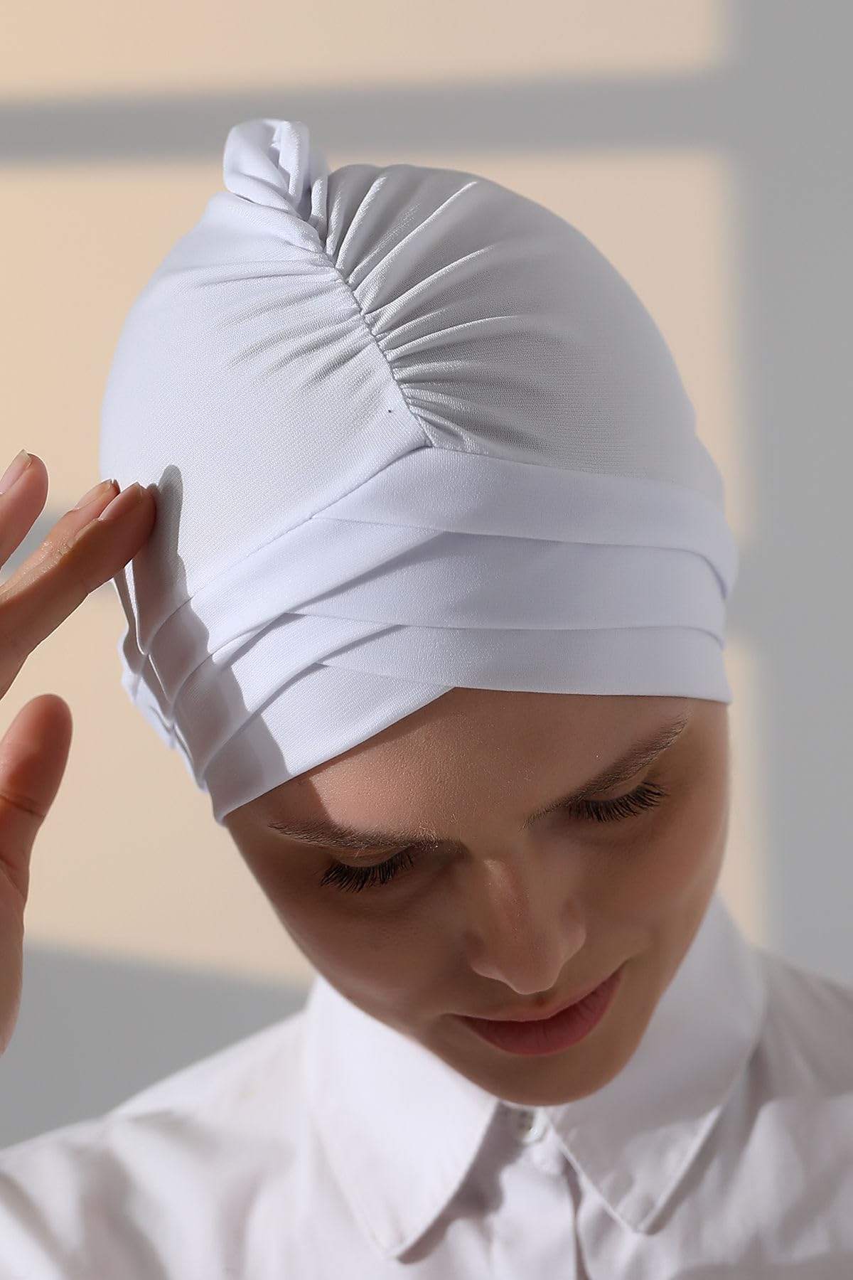 ihvan online, Hijab Cap, turbante per la testa da donna, fascia per capelli, copertura per la testa per pazienti affetti da cancro, sciarpa sotto berretto