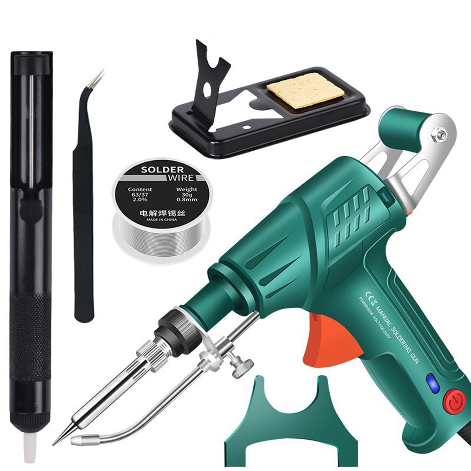 Internally Heated Industrial Laser Welding Tools, Multi-Function Soldering Iron Soldering Gun Set, Automatic Corded Solder Iron Internal Heat Electric Welding Tool, for Home DIY