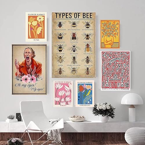 Miniatura 2 de Póster de mercado de frutas, impresión de fruta de fresa, impresión artística de cocina, arte alimentario, decoración rosa del hogar, cocina,