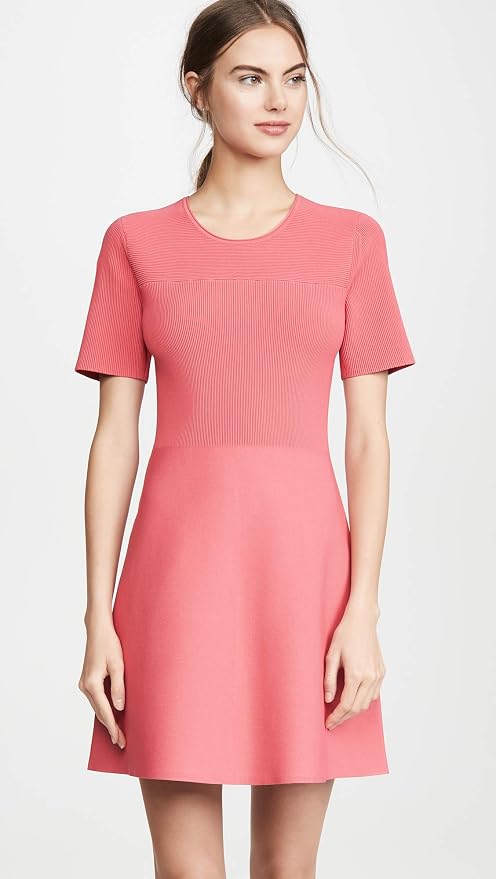 Otto Flare Dress, Watermelon 