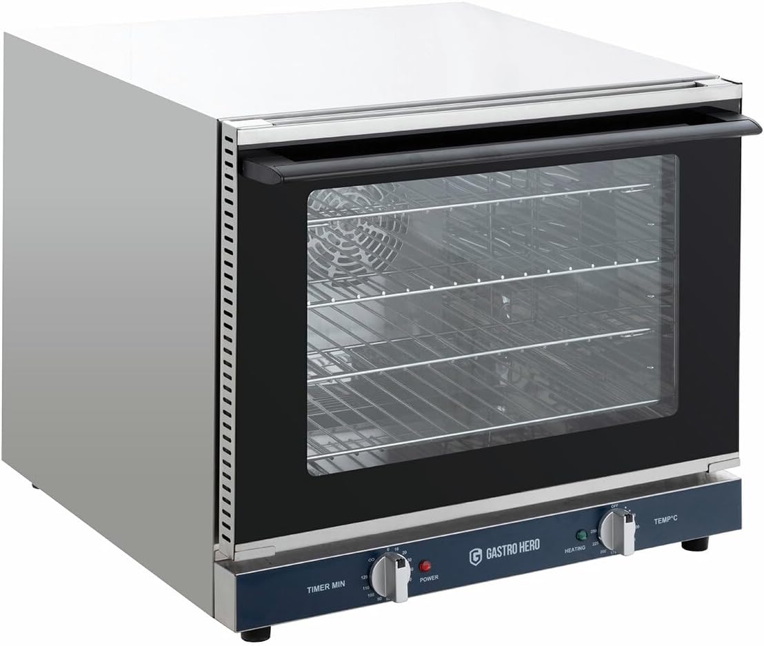 Compact GastroHero 4x GN 2/3 Heiluftofen, with Continuous Heating Function