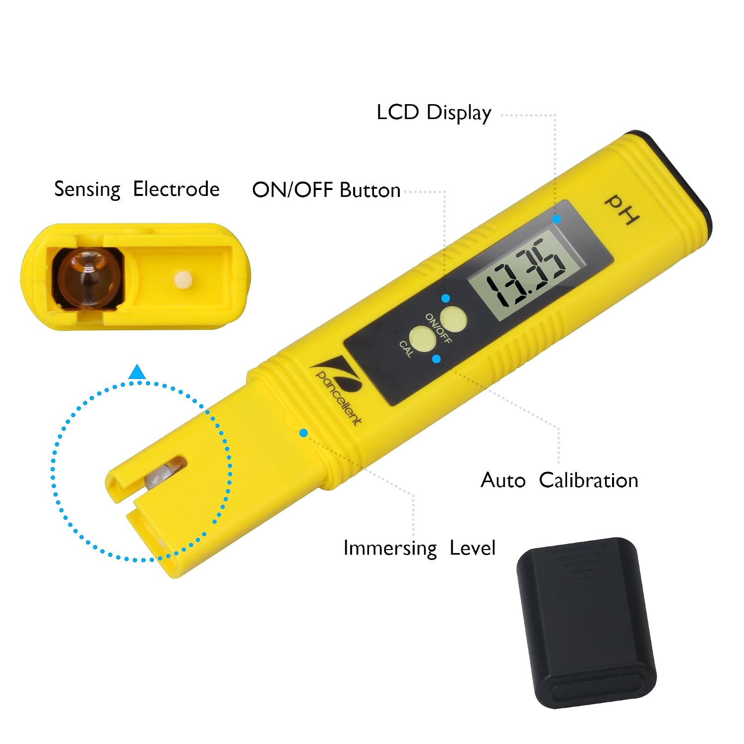 Water Quality Test Meter Pancellent TDS PH EC Temperature 4 in 1 Set
