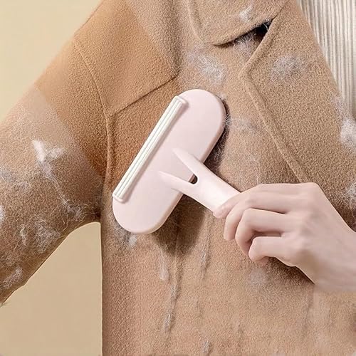 1 Set of Pink Double-Sided Manual Fabric Hair Trimmer and Hair Remover - a Household Tool for Removing Pills from Coats and Clothes, which can Remove pet Hair and Prevent Pilling