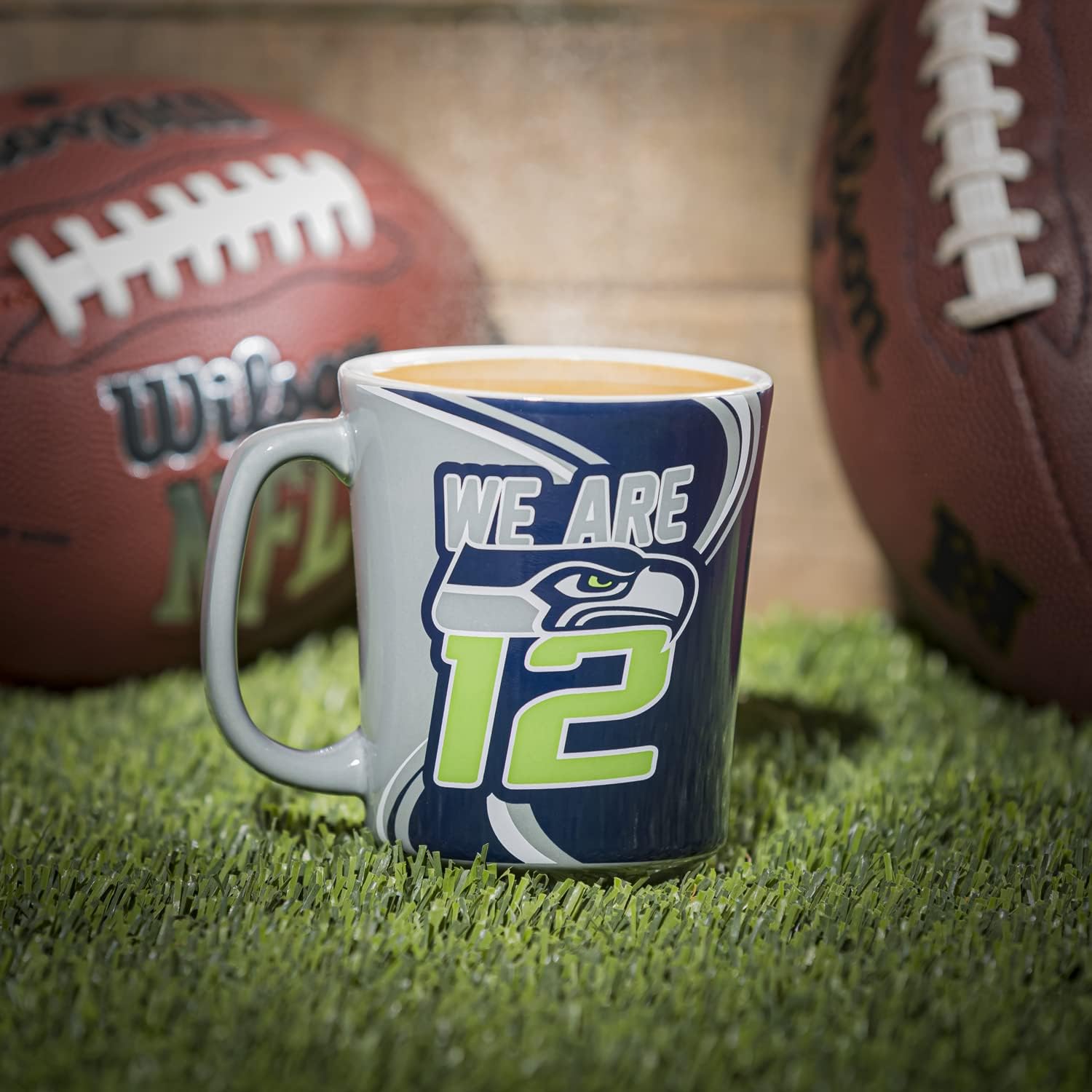 Team Sports America Seattle Seahawks, 14oz Ceramic with Matching Box - Image 2