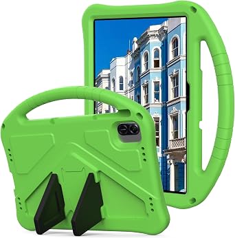 Handle Case Shockproof Cover for Honor Pad X8a 11-inch, Anti Slip Foam Stand Case Child-Friendly Protective Case