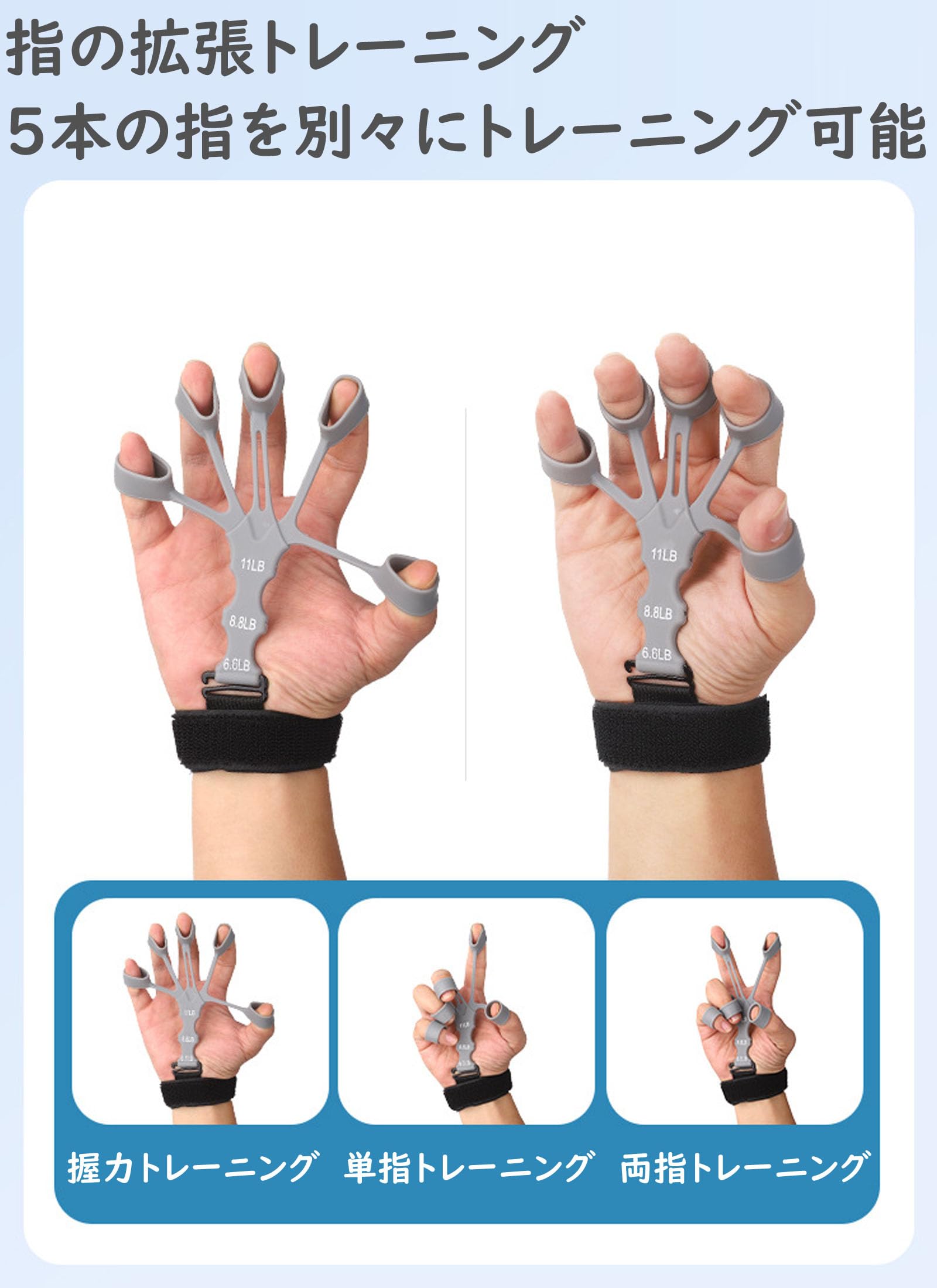 Amazon | Refoiner フィンガーパワーフィンガートレーナー2個セット