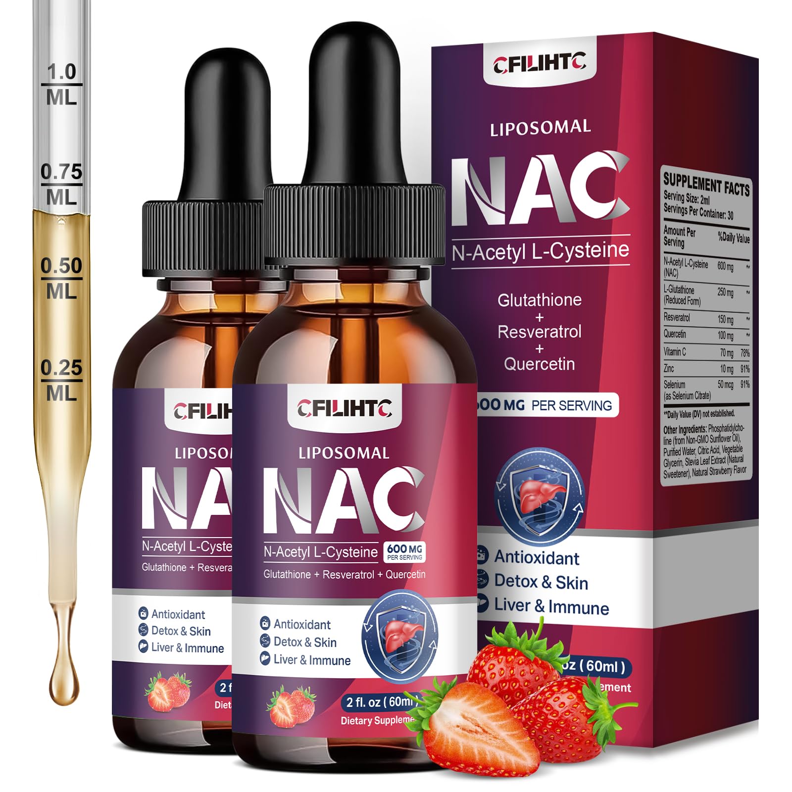CFILIHTC Liposomal Liquid NAC