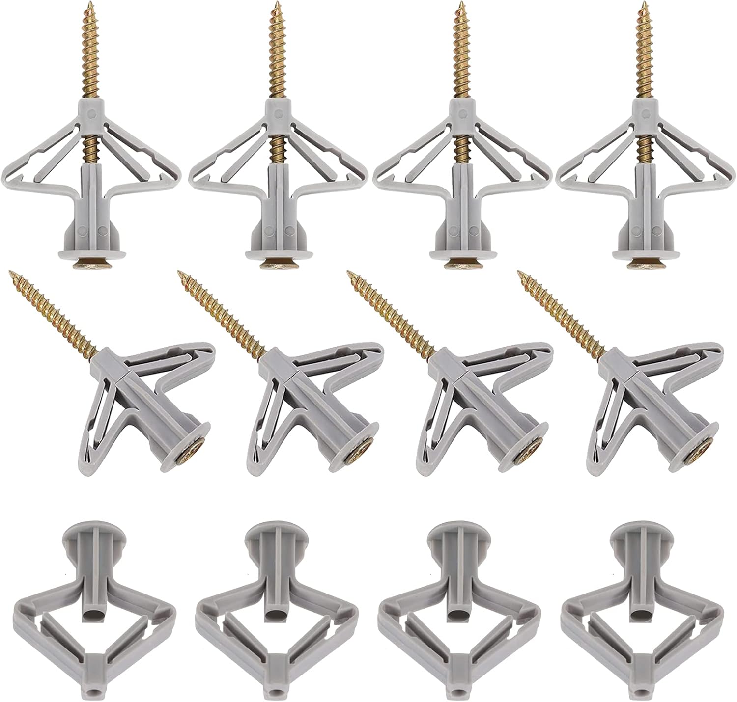 Tasselli Per Cartongesso 40 Pezzi - Autofilettanti In Metallo Zincato, Con Viti, Per Fissaggi - Foto 12