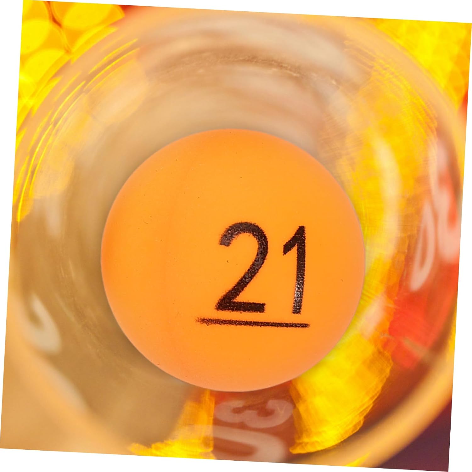 30pcs Lottery Balls for Raffle Games Bright Numbered Balls for Parties Events Family Activities Easy to Read Lightweight