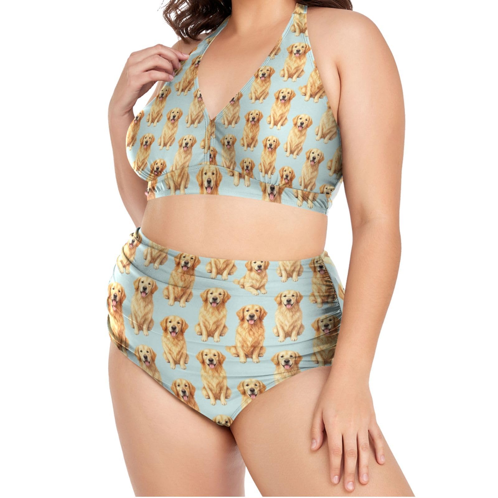 FRODOTGV Stroje kąpielowe damskie plus size L-4XL