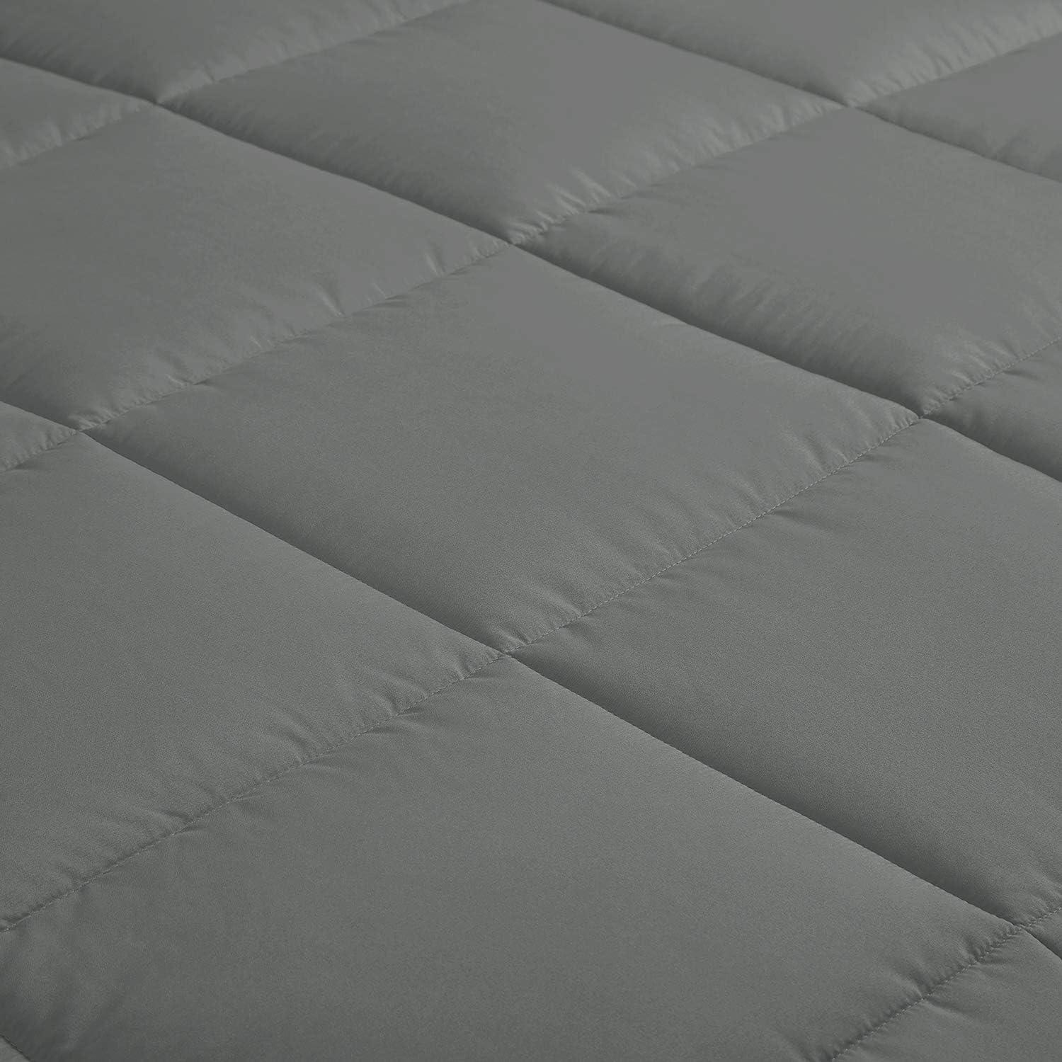 Sharry HOME LINEN Down Alternative Twin Comforter Set - Duvet Insert with Tabs -All Season-Ultra Soft(Charcoal Grey, Twin/Twinxl)