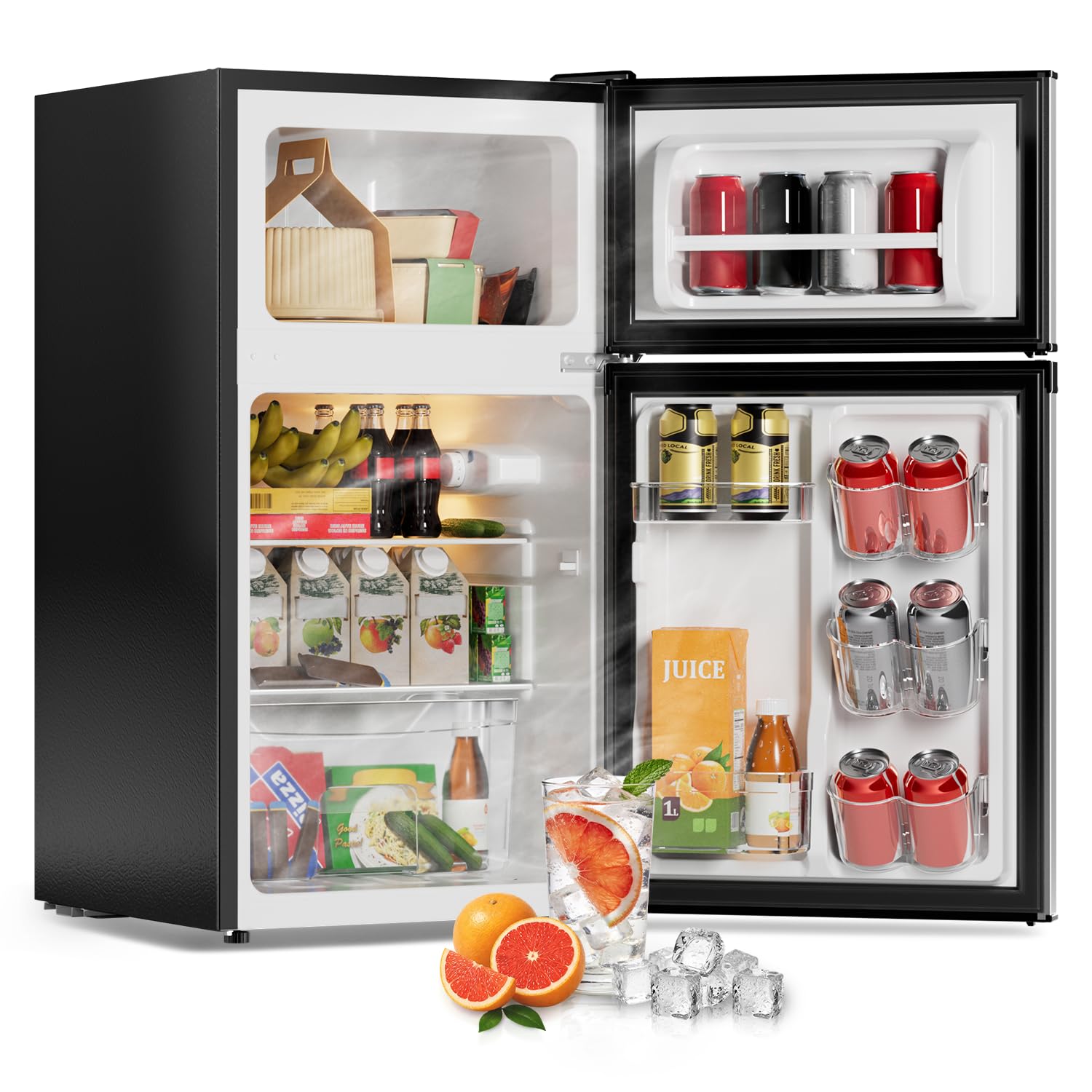 Frostorm 3.2 Cu Ft Mini Fridge with Freezer