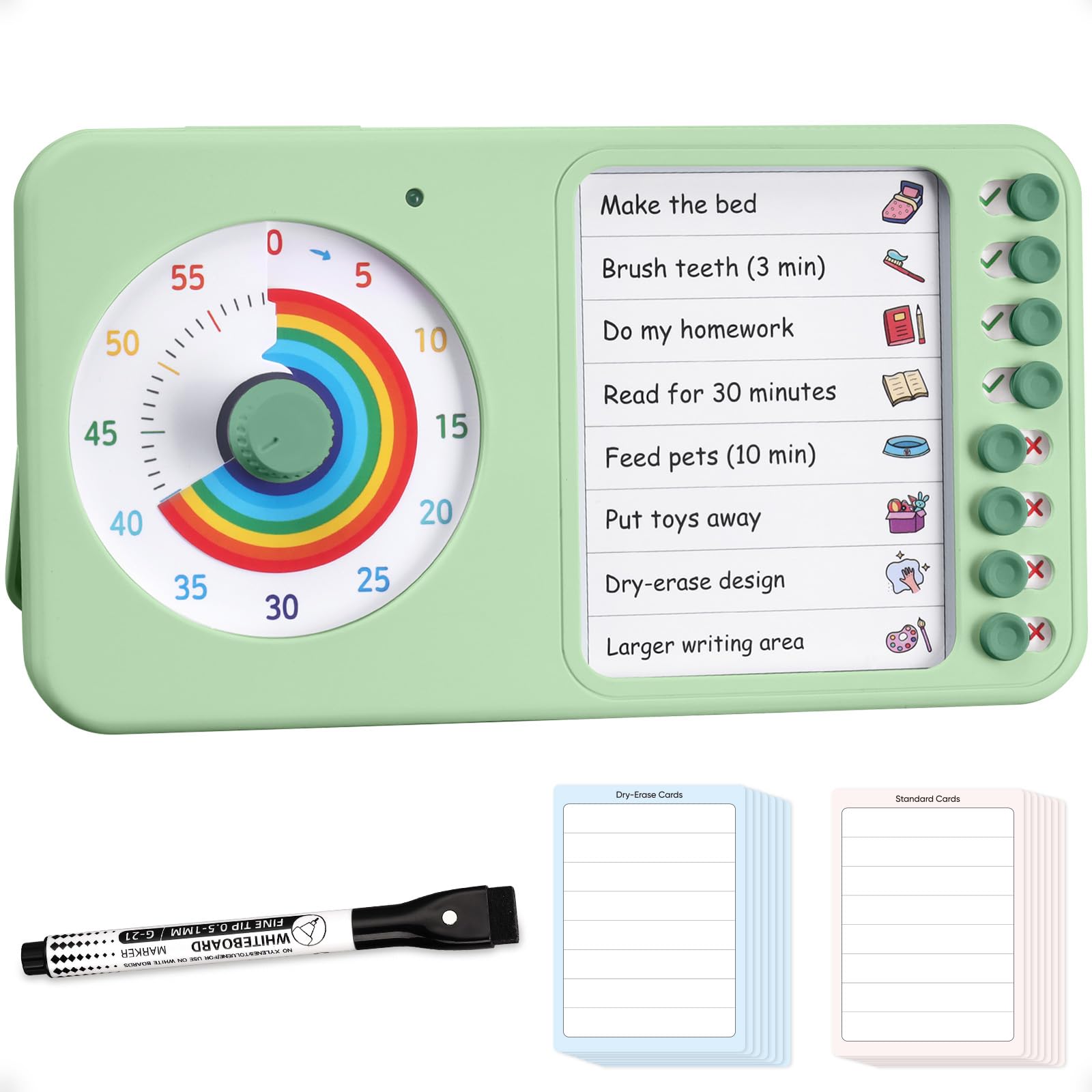 Photo 1 of Nikafly 2-in-1 Visual Timer & Planning Board