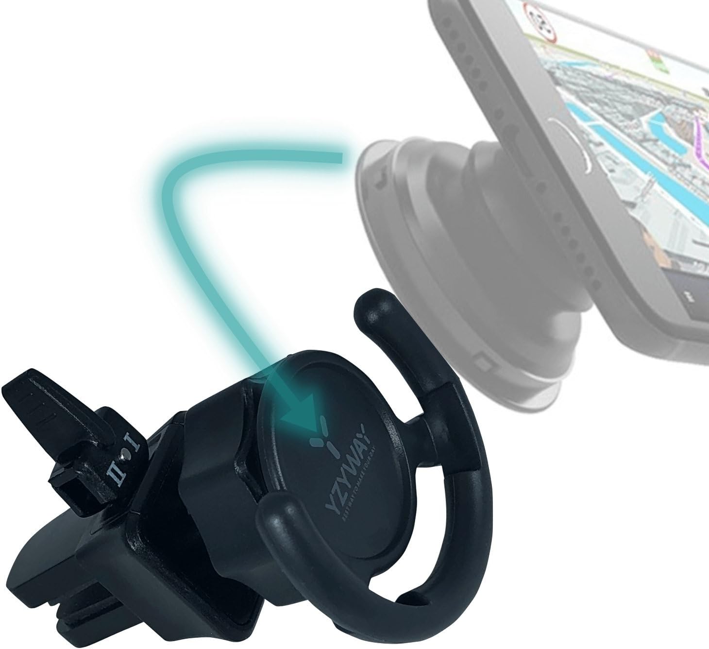 Car Mount compatible with Popsockets, Air Vent Grip phone holder