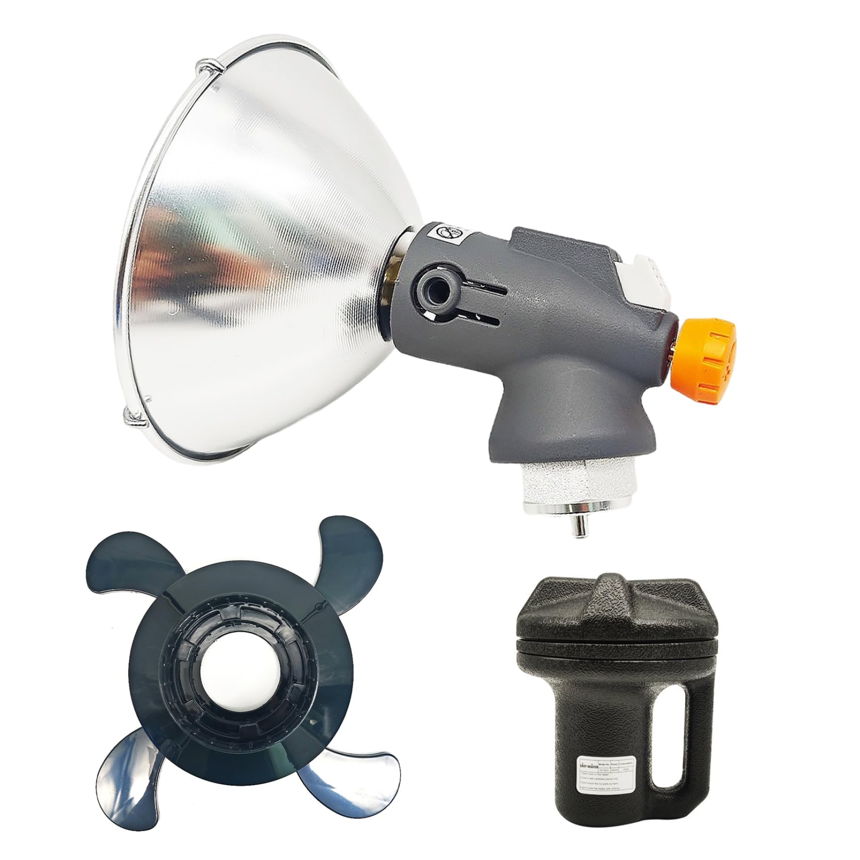 Portable Propane Heater Single Tank Top Camping Heater with Control Valve Small Gas Tank Holder (Fuel not Included) Portable Propane, Camping, Tent for Camp