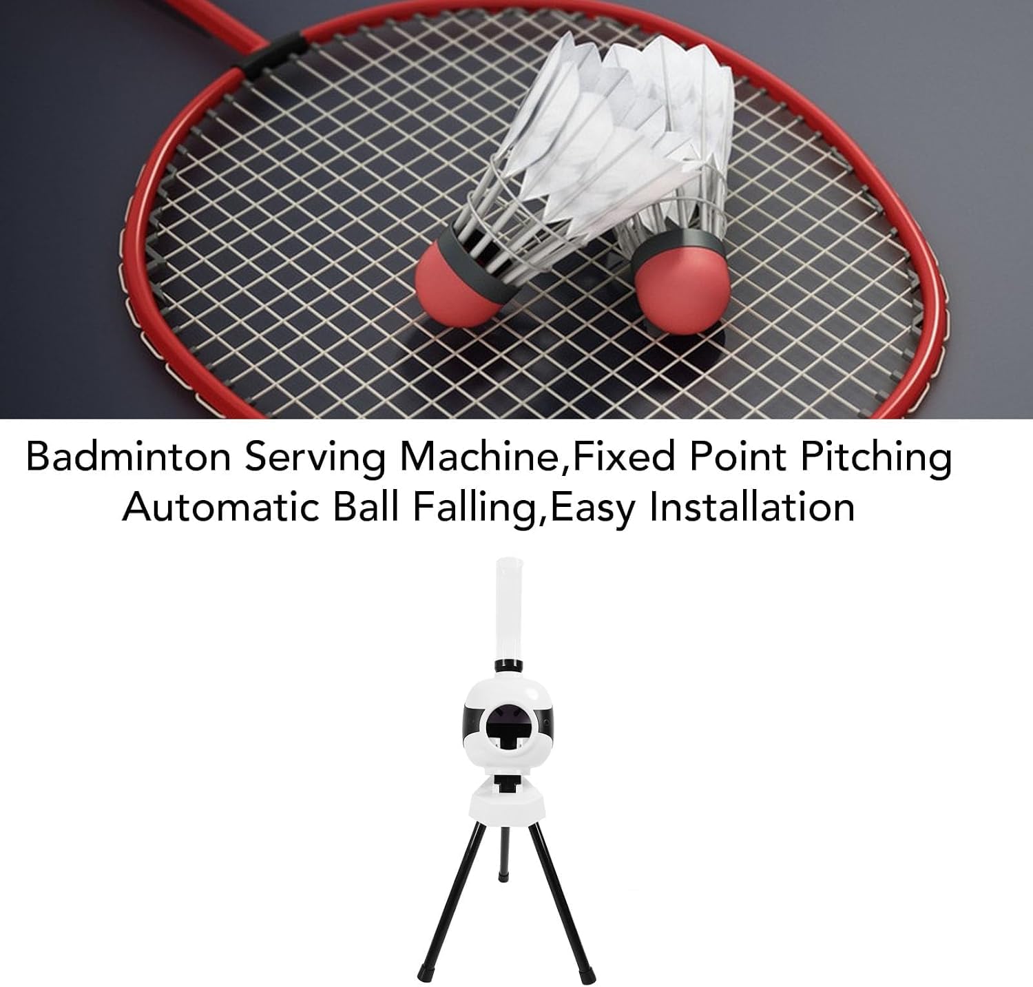 Macchina Per Lallenamento Del Volano Da Badminton Con Funzione Di Servizio Continuo Per Principianti.