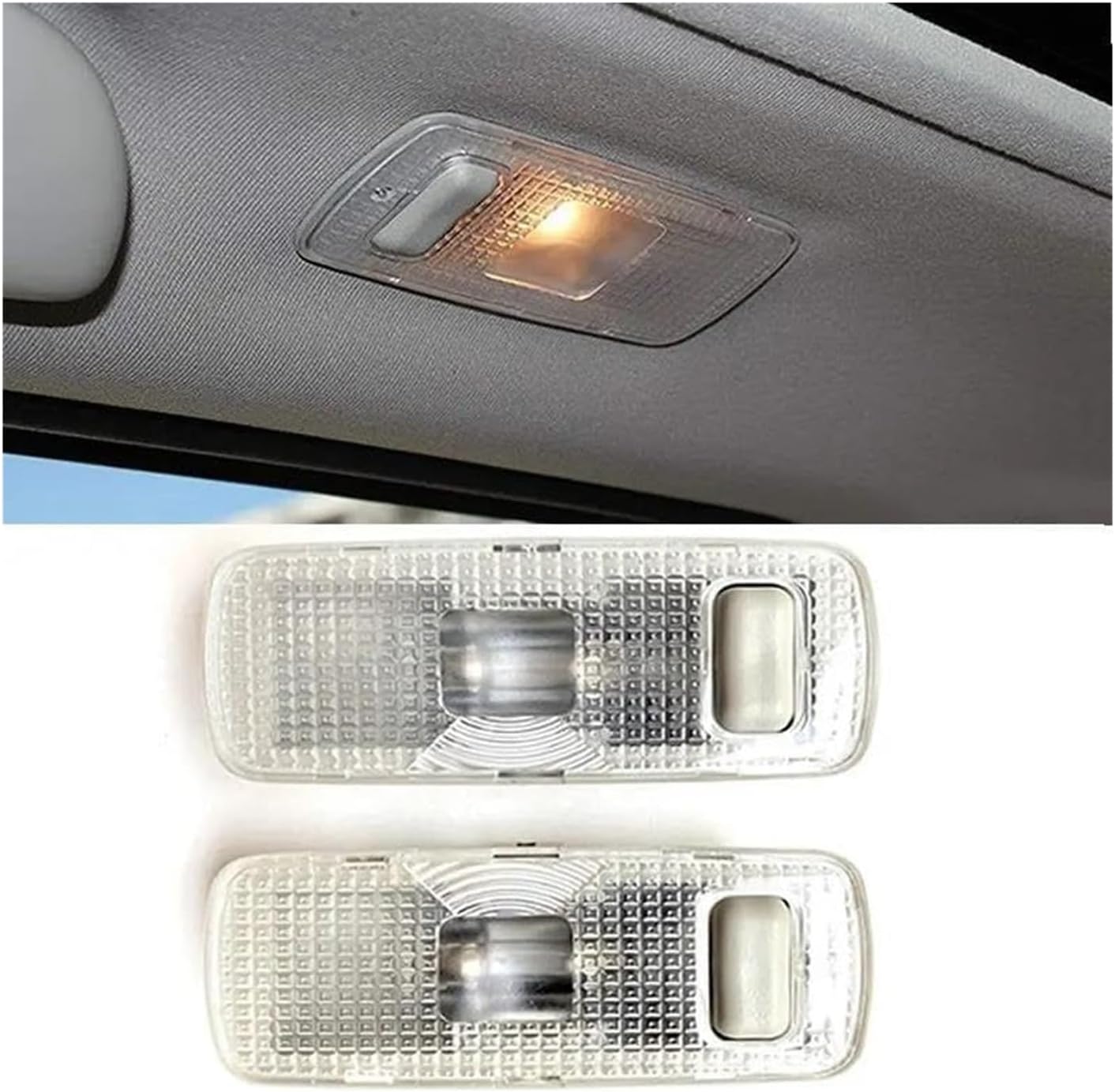 Overhead Console Lamp For Nissan For Qashqai J10 2008-2013 For X-TRAIL 2010-2013 Reading Light Indoor Ceiling Warm White Car Roof(Right)