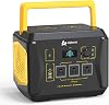 Portable Power Station 900watt with Pure Sine Wave AC Outlets, Backup Power for Indoor Use, Emergency Power Outage