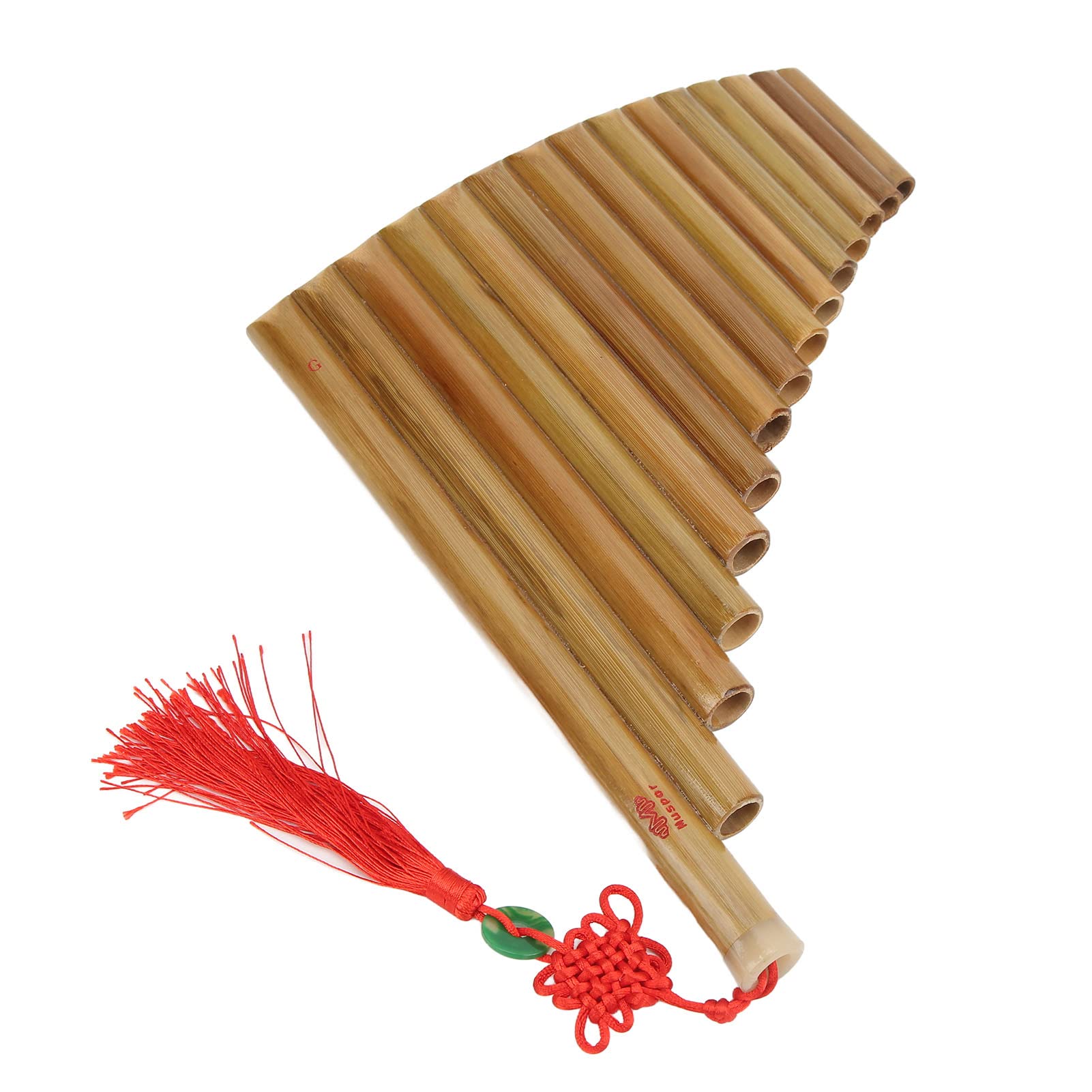 Flauta de Pan ,Fácil de Aprender ,Pipas de Pan Respetuosas con el Medio Ambiente ,Libres de Contaminación con Herramientas de Limpieza para Practicar para Principiantes(Mano derecha)