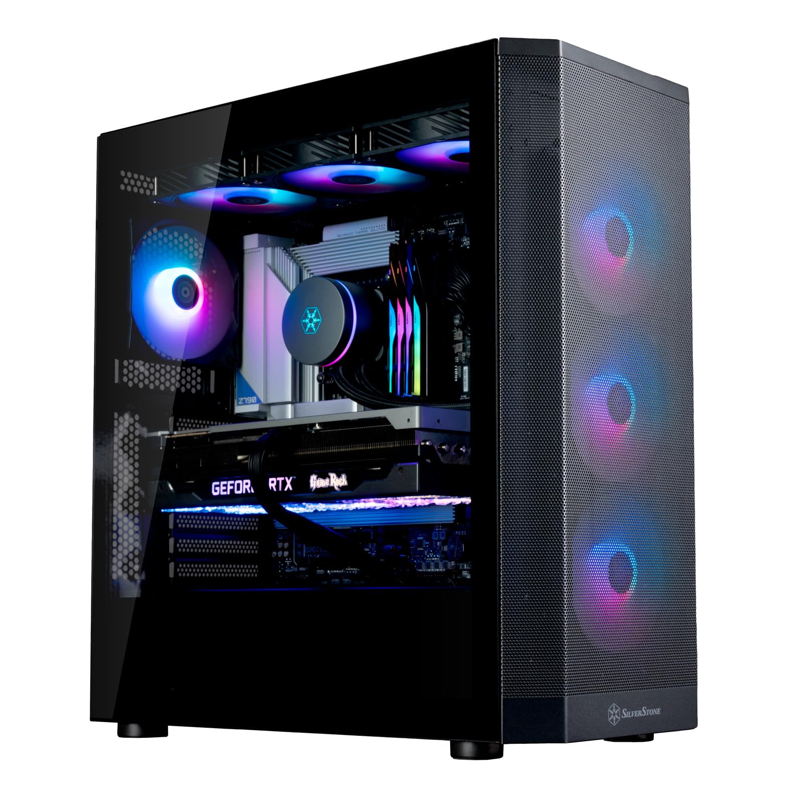 Silverstone Fara 514x Schwarz Tempered Glass (ssT-Fa514X-Bg)