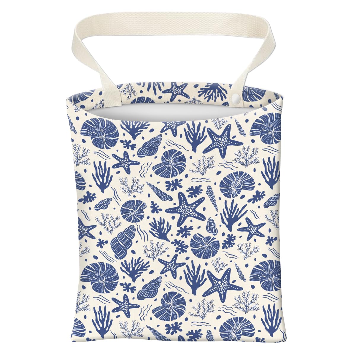 Car Trash Can, Cute Car Trash Bag, Hanging Car Organizer and Storage Bag, Trash Bin for Car Accessories, Vehicle, Travelling, Camping Cute Blue Bow