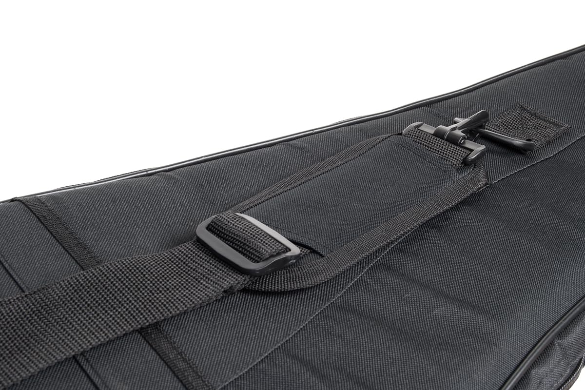 MAUSER Gewehrtasche 124cm Futteral Nylon m. Schultergurt verstellbar, Schaumstoffpolsterung, Außentaschen