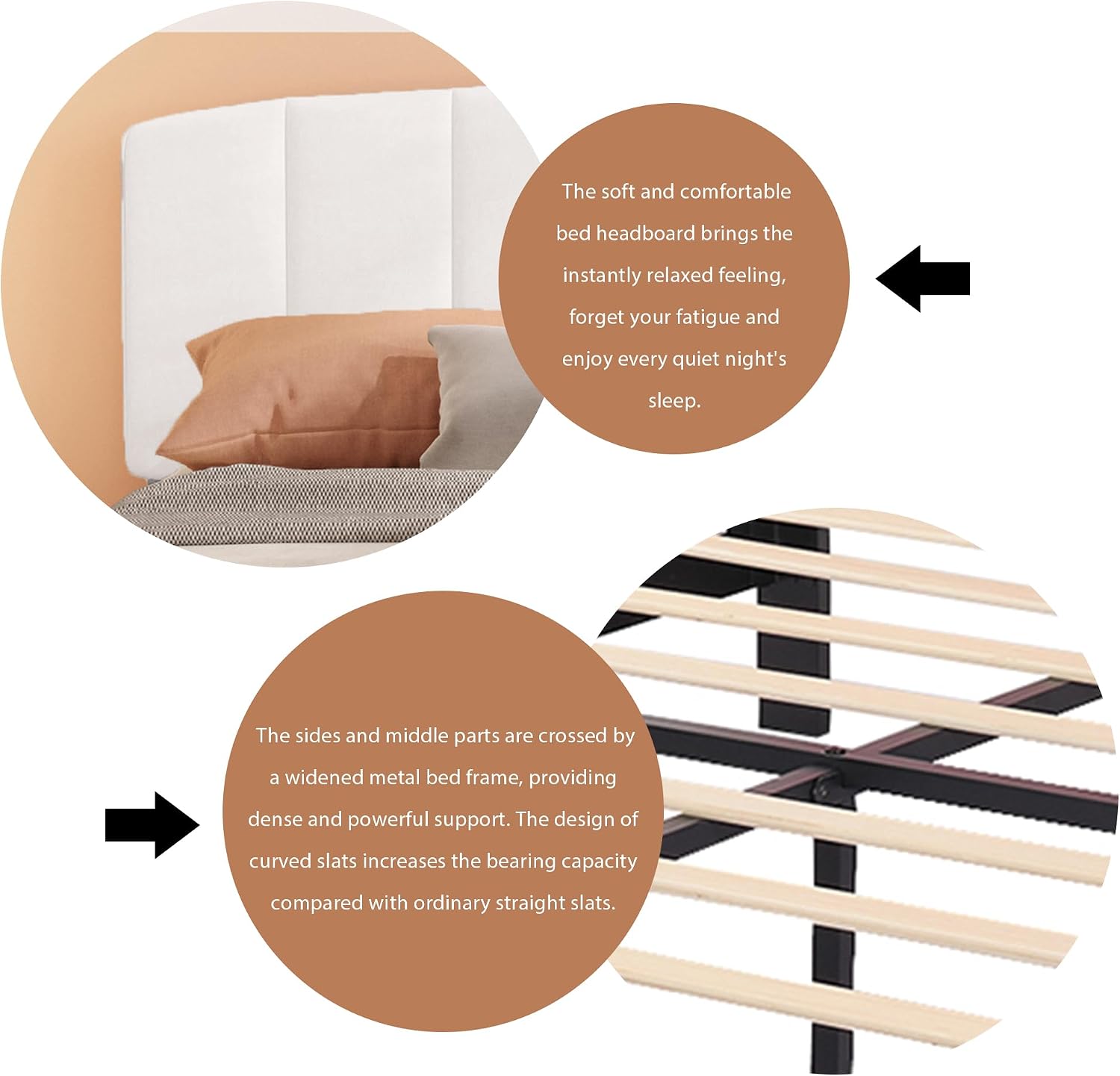 Mattress fitting on bed frame