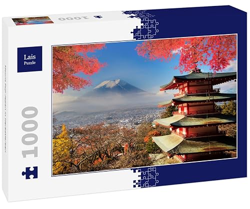 Lais Puzzle Monte Fuji Japón en Colores de otoño 1000 Piezas