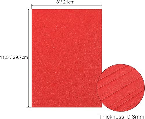 Miniatura 8 de MECCANIXITY Papel de cartulina brillante, 25 hojas, 8 x 11.5 pulgadas, 92 libras8.82ozm, doble cara, para bodas, cumpleaños, uso artesanal, hojas de