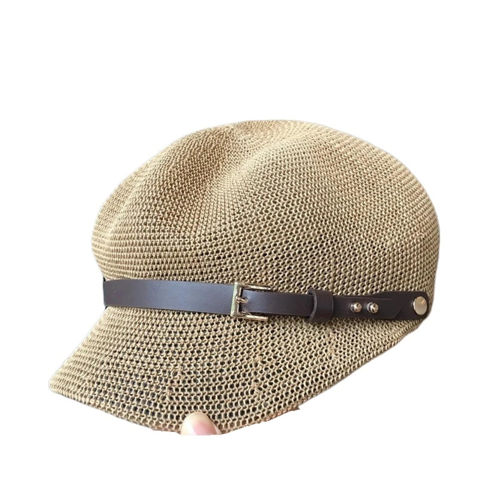 Generico Cappello di Paglia da Donna - Berretto per la Spiaggia Estiva