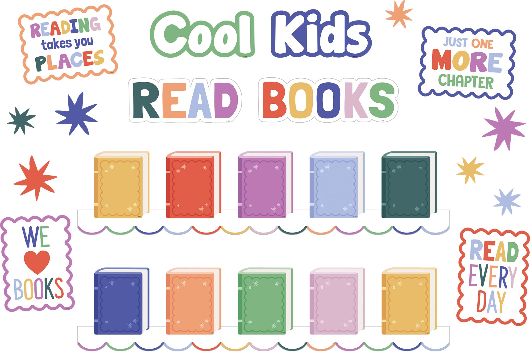 Mini tableau d'affichage TCR9365 Teacher Created Resources Color Crush pour décorer la classe