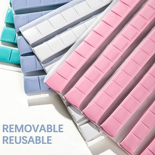 Miniatura 6 de Masilla adhesiva para póster, masilla adhesiva reutilizable y extraíble, 96 unidades, masilla de montaje para exhibir pinturas de pared, fotografía