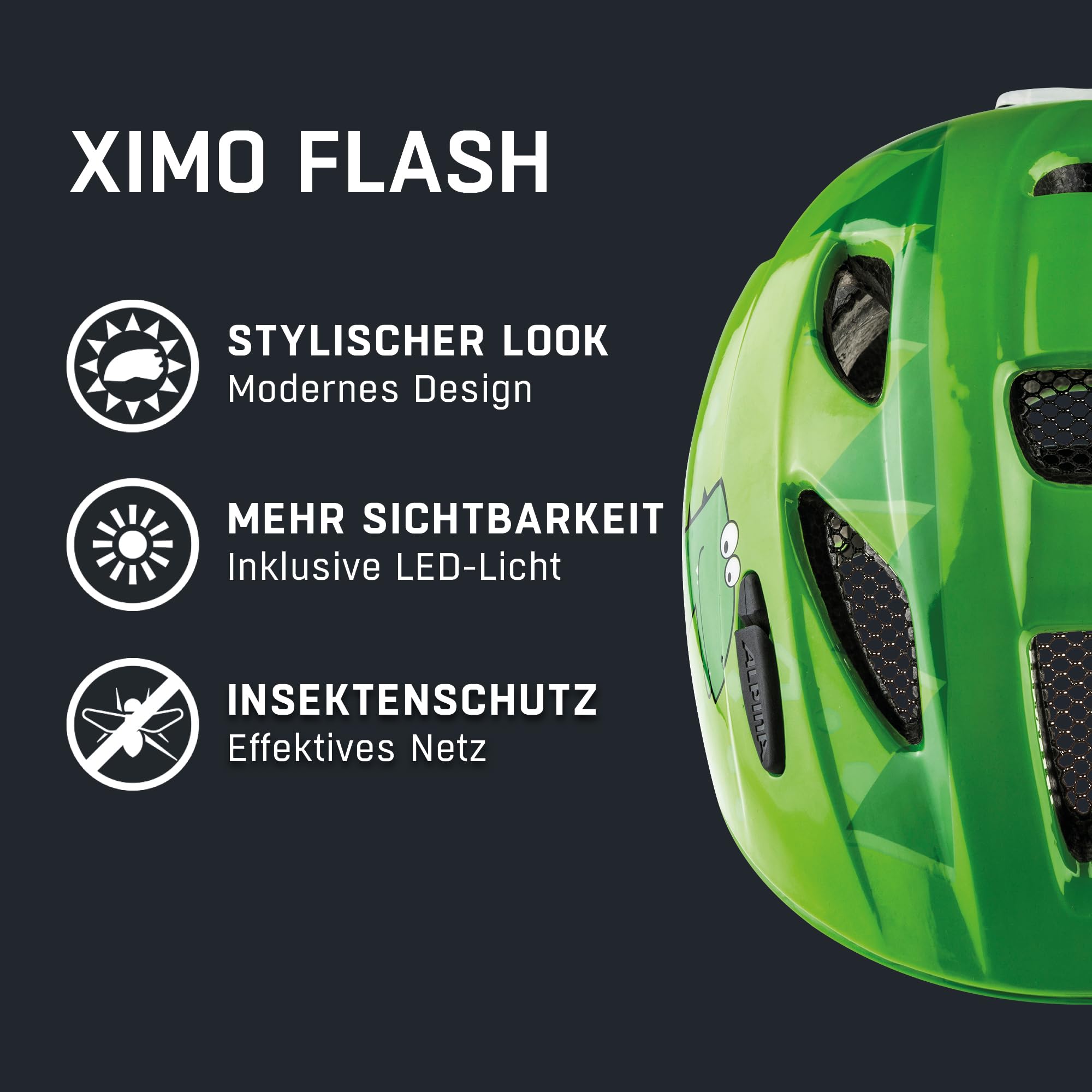 ALPINA XIMO Flash Helm 2024 White Flower