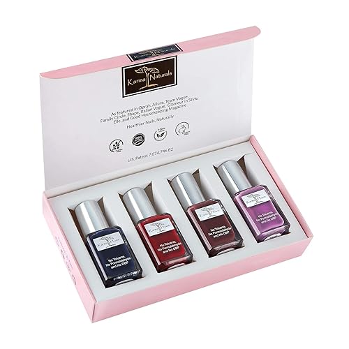 karma organic Hermoso juego de esmaltes de uñas naturales, no tóxico, pintura de uñas vegana y libre de crueldad animal
