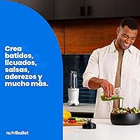 Vista 9 de nutribullet Batidora Ultra Personal NB50500AW, 32 oz, Blanco Perla