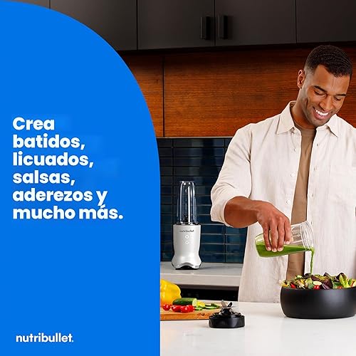 Miniatura 9 de nutribullet Batidora Ultra Personal NB50500AW, 32 oz, Blanco Perla