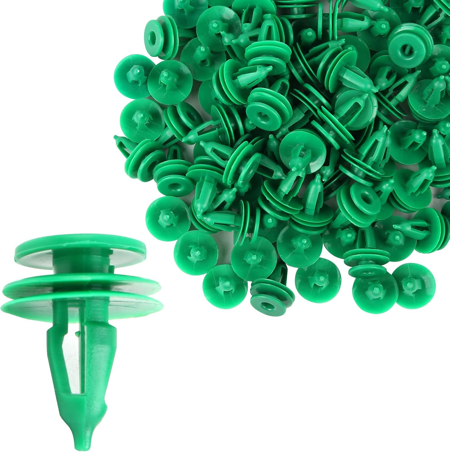 AUTOKAY 100pcs Door Panel Clip Trim Fastener Clip 6503204