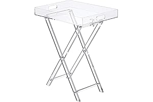 Clear Acrylic Folding Table: Expanding Convenience & Style