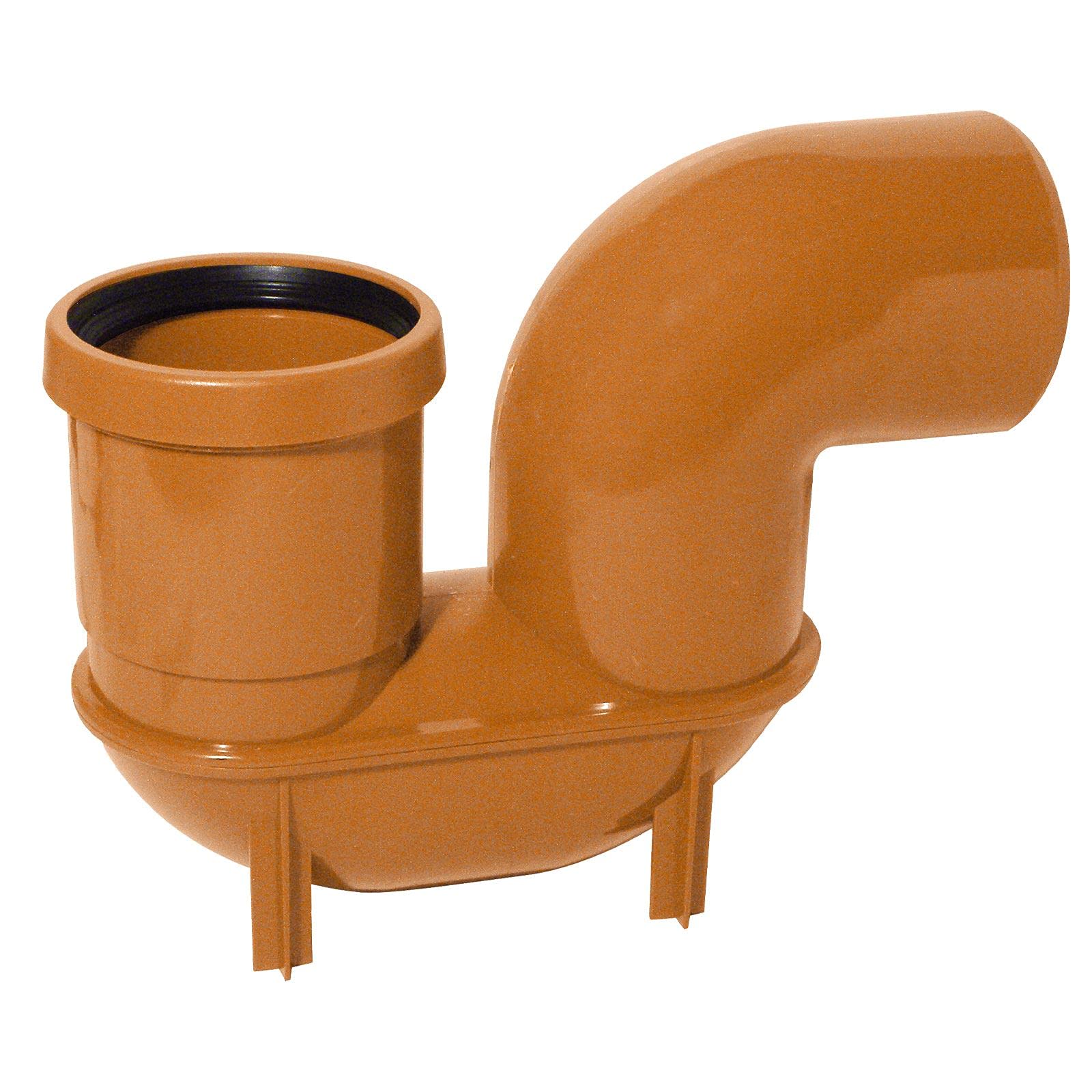 Truly Pvc Supplies Terracotta P Trap Gulley 110Mm Underground Drainage Pipe Fittings Bend Trap Gulley Socket Grid Coupler
