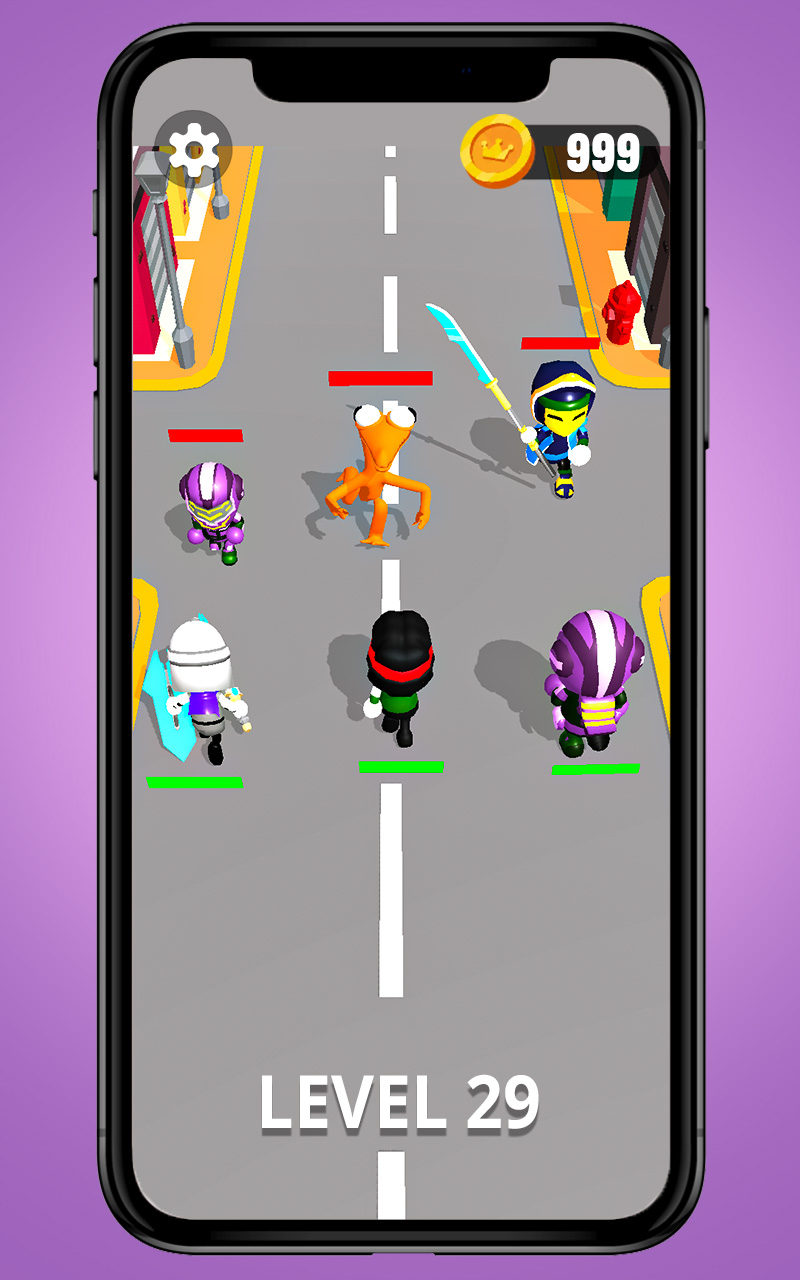 Merge Rainbow Street Fight! Fighter Fusion & Combat Battle Master