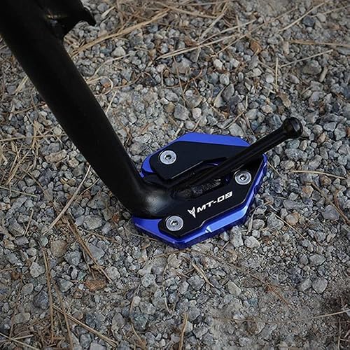 Miniatura 4 de For Yamaha MT-09 MT 09 MT09 Tracer 900 Tracer 900 Motorcycle Side Stand Enlarge Plate Kickstand Enlarge Extension MT09 2014-2020